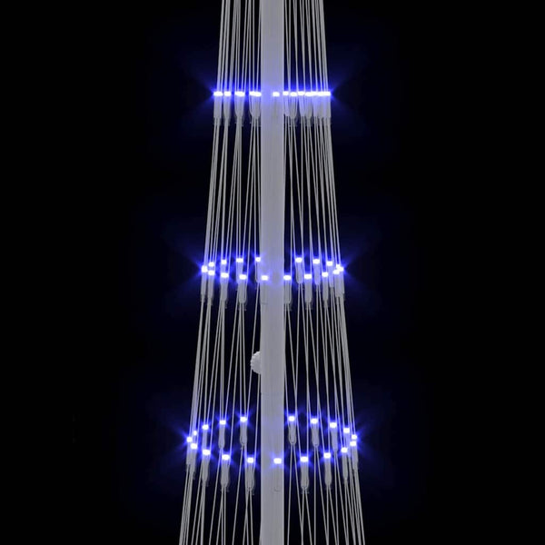 LED-joulupuu Sininen 51 x 51 x 190 cm Metalli