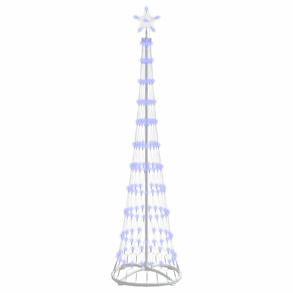 LED-joulupuu Sininen 51 x 51 x 190 cm Metalli