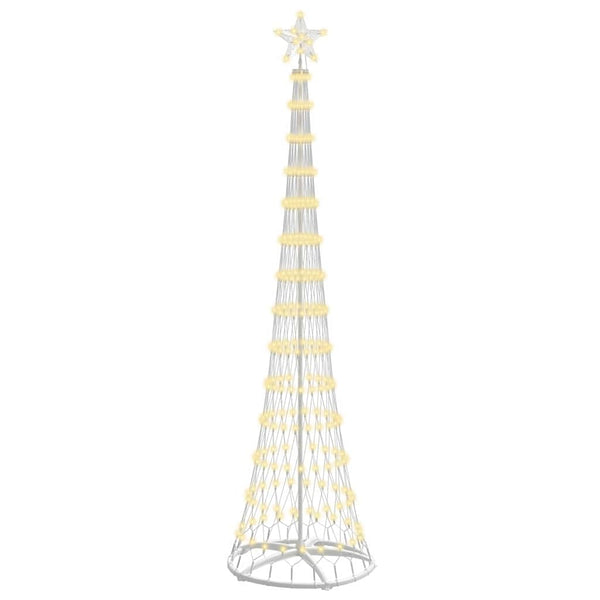 LED-joulupuu Lämpimän Valkoinen 250 cm Metalli