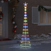 LED-joulupuu Monivärinen 250 cm Metalli