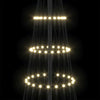 LED-joulupuu Lämpimän Valkoinen 184,5 cm Metalli