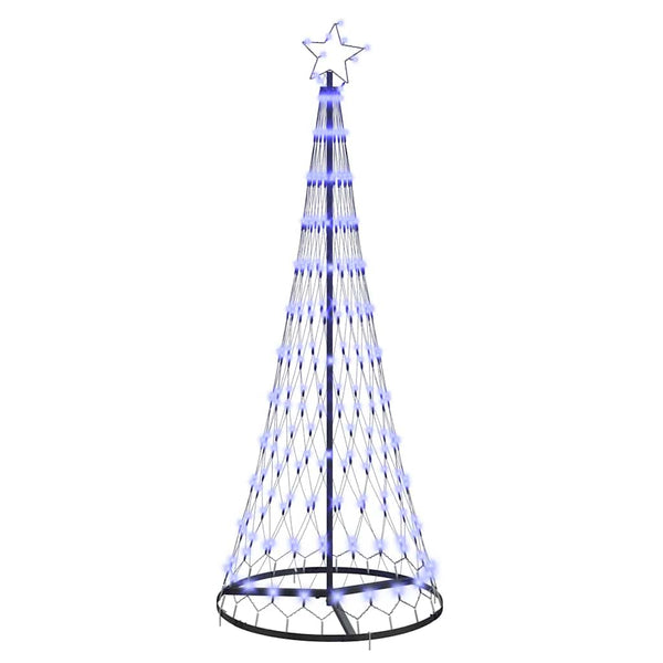 LED-joulupuu Sininen 184,5 cm Metalli