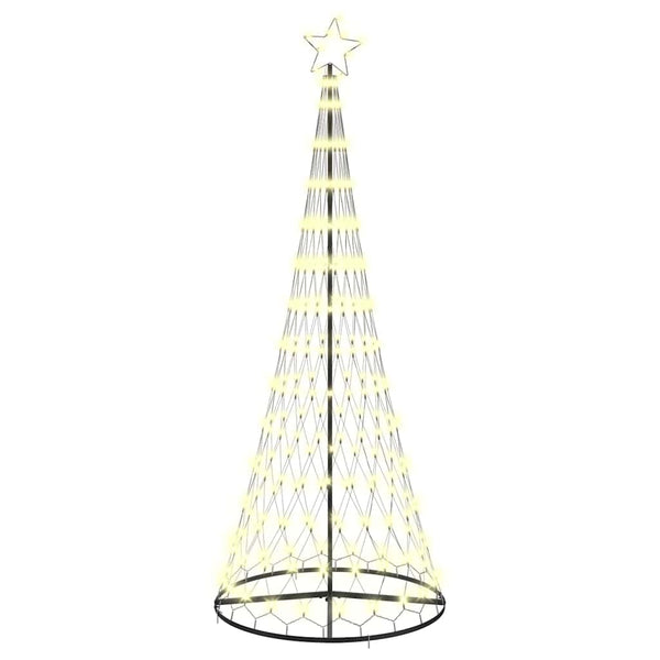 LED-joulupuu Lämpimän Valkoinen 250 cm Metalli