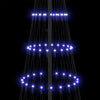 LED-joulupuu Sininen 250 cm Metalli