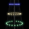 LED-joulupuu Monivärinen 250 cm Metalli