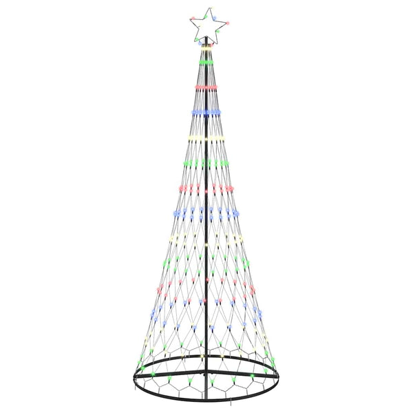 LED-joulupuu Monivärinen 250 cm Metalli