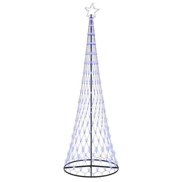 LED-joulupuu Sininen 300 cm Metalli