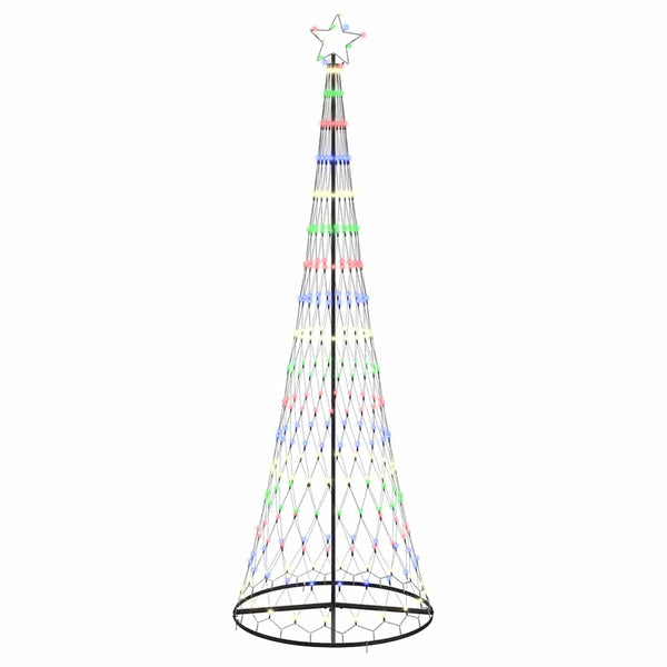LED-joulupuu Monivärinen 300 cm Metalli
