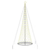 LED-joulupuu Lämpimän Valkoinen 400 cm Metalli
