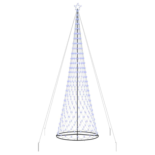 LED-joulupuu Sininen 400 cm Metalli