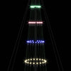 LED-joulupuu Monivärinen 400 cm Metalli