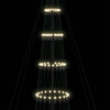 LED-joulupuu Lämpimän Valkoinen 500 cm Metalli