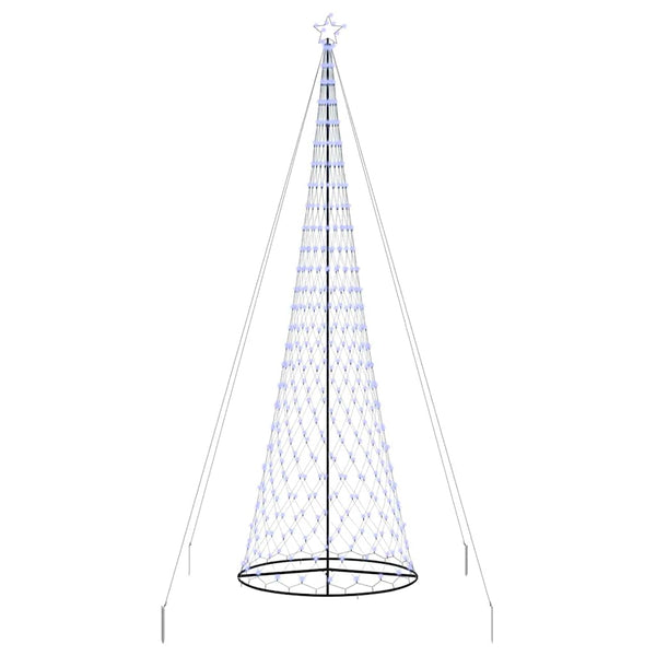 LED-joulupuu Sininen 500 cm Metalli