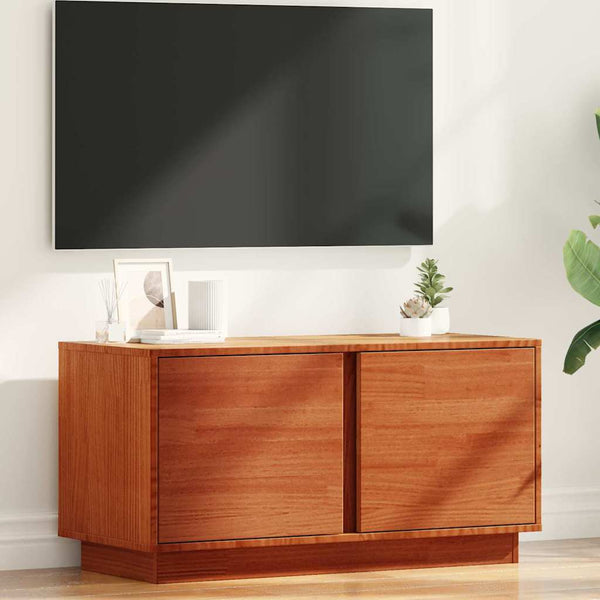 TV-kaappi Vaha ruskea 80 x 35 x 40,5 cm Massiivinen mänty
