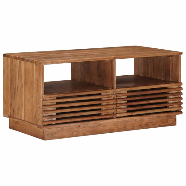 Käsintehty kahvipöytä Teak ruskea 85 x 45,5 x 40 cm