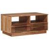 Käsintehty kahvipöytä Teak ruskea 85 x 45,5 x 40 cm