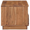 Käsintehty kahvipöytä Teak ruskea 85 x 45,5 x 40 cm