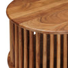 Käsintehty kahvipöytä Teak ruskea 85 x 50 x 40 cm