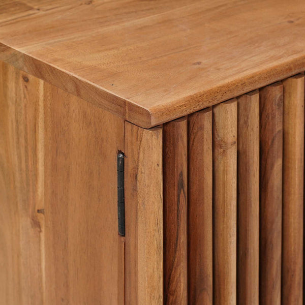 Käsintehty Yöpöytäkaappi Teak ruskea 40 x 30 x 45 cm