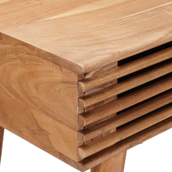 Käsintehty työpöytä Teak ruskea 100 x 48 x 76 cm