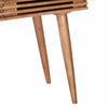 Käsintehty työpöytä Teak ruskea 100 x 48 x 76 cm