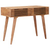 Käsintehty työpöytä Teak ruskea 100 x 48 x 76 cm