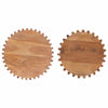 Käsintehty sivupöytäsetti 2 pcs Ruskea 40 x 40 x 45 cm