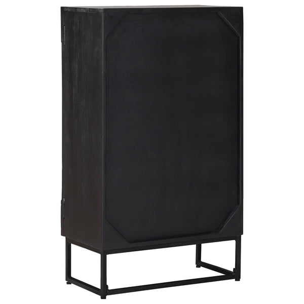Korkea kaappi Musta 55 x 30 x 95 cm