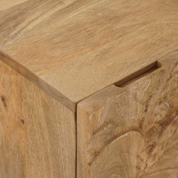 Käsintehty Yöpöytäkaappi Teak ruskea 40 x 30 x 45 cm