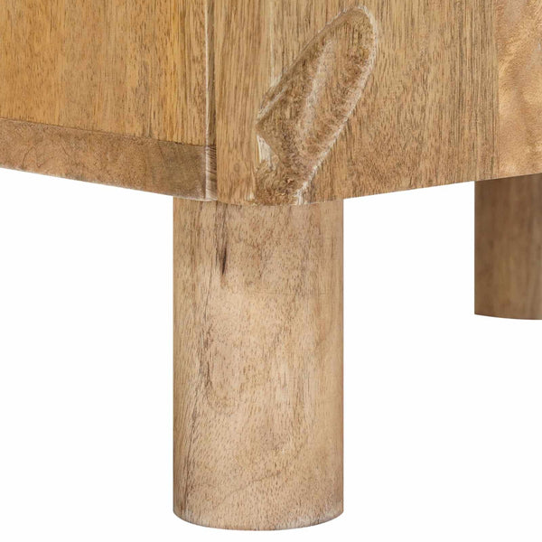 Käsintehty Yöpöytäkaappi Teak ruskea 40 x 30 x 45 cm