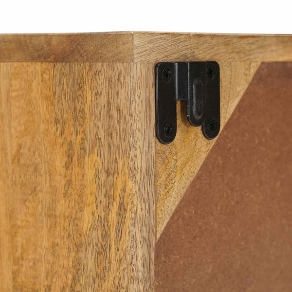 Käsintehty Yöpöytäkaappi Teak ruskea 40x30x40 cm