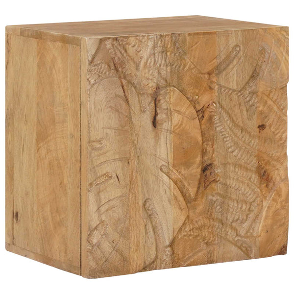 Käsintehty Yöpöytäkaappi Teak ruskea 40x30x40 cm