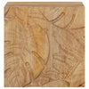Käsintehty Yöpöytäkaappi Teak ruskea 40x30x40 cm
