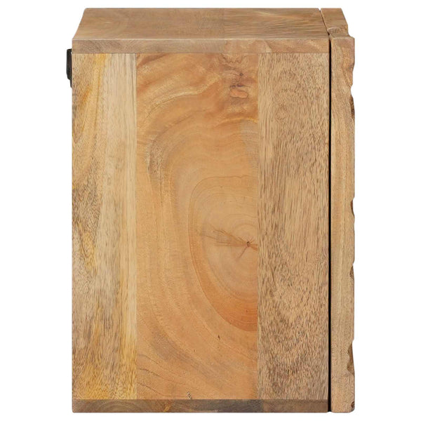 Käsintehty Yöpöytäkaappi Teak ruskea 40x30x40 cm