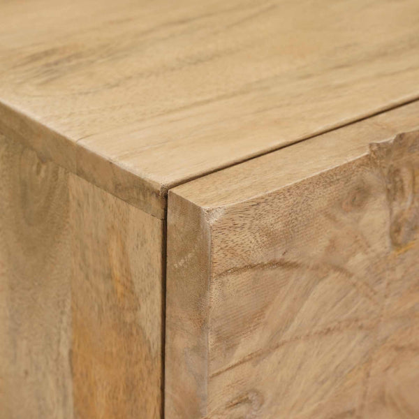 Käsintehty Yöpöytäkaappi Teak ruskea 40 x 30 x 20 cm
