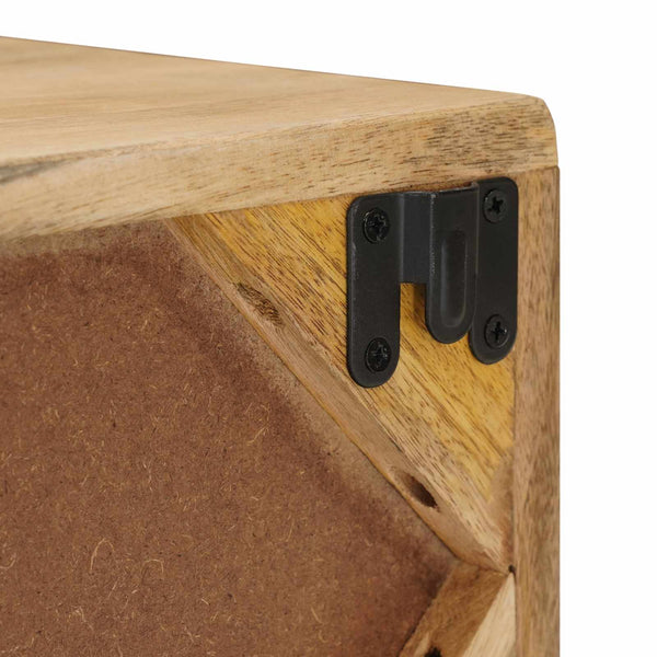 Käsintehty Yöpöytäkaappi Teak ruskea 40 x 30 x 20 cm