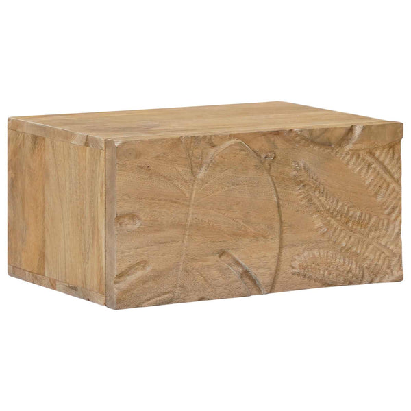 Käsintehty Yöpöytäkaappi Teak ruskea 40 x 30 x 20 cm
