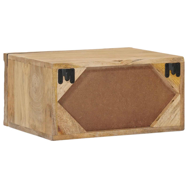 Käsintehty Yöpöytäkaappi Teak ruskea 40 x 30 x 20 cm