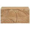 Käsintehty Yöpöytäkaappi Teak ruskea 40 x 30 x 20 cm