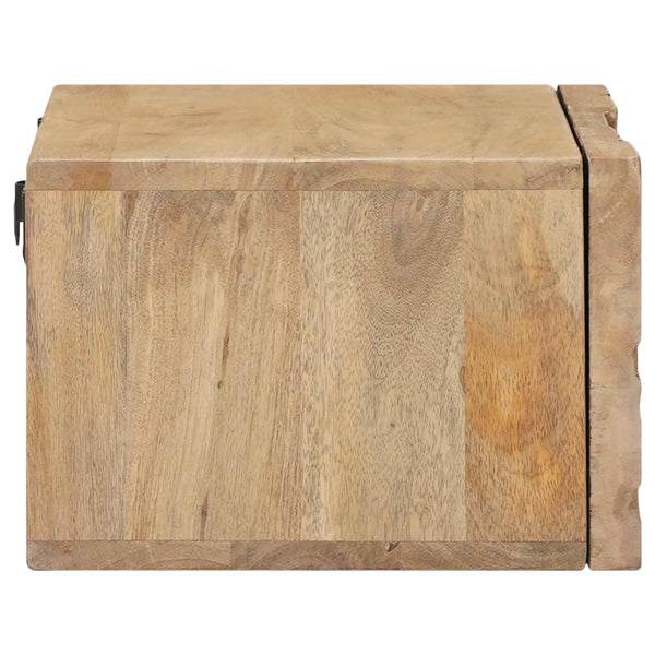 Käsintehty Yöpöytäkaappi Teak ruskea 40 x 30 x 20 cm