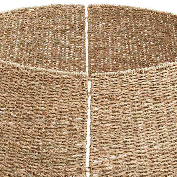 Joulupuun kaula Pyöreä Luonnollinen Halk. 60 x 22 cm Merilevä