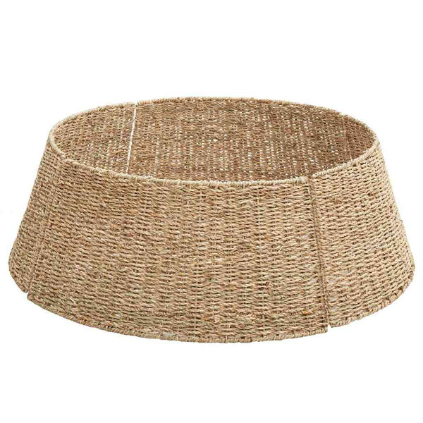 Joulupuun kaula Pyöreä Luonnollinen Halk. 75 x 25 cm Merilevä