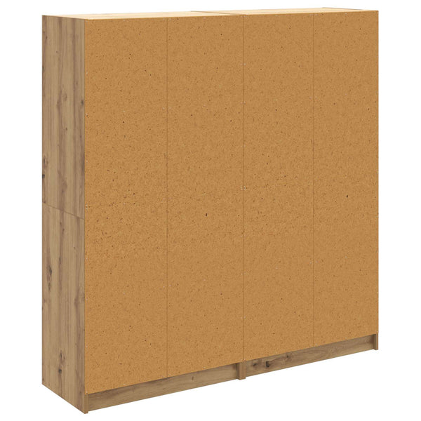 Korkea kaappi 2 kpl Artisan tammi 68 x 37 x 142 cm Tekninen puu