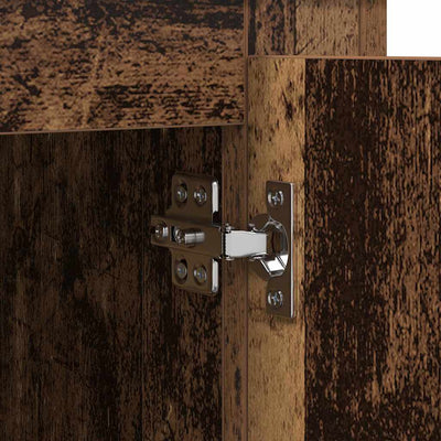 Sivupöydät 3 pcs Musta tammi. 210 x 35,5 x 67,5 cm Tekninen puu