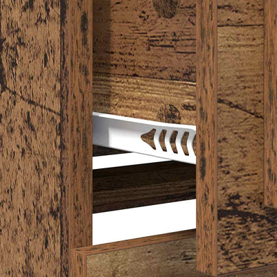 Sivupöydät 2 pcs Vanha Puu 70 x 35,5 x 67,5 cm Tekninen puu