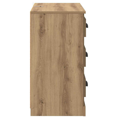 Sivupöydät 2 pcs Artisan tammi 70 x 35,5 x 67,5 cm Tekninen puu