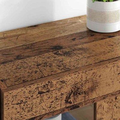 seinälle asennettavat kaapit 2 pcs Vanha Puu 69,5 x 34 x 90 cm