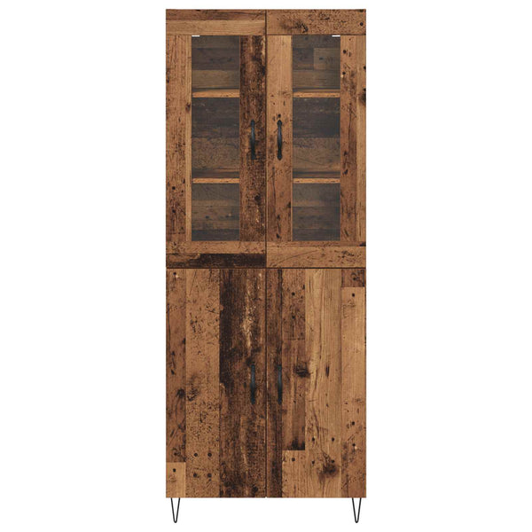 Korkea kaappi Vanha Puu 69,5 x 34 x 180 cm Tekninen puu (57)
