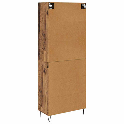 Korkea kaappi Vanha Puu 69,5 x 34 x 180 cm Tekninen puu