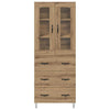 Korkea kaappi Artisan tammi 69,5 x 34 x 180 cm Tekninen puu